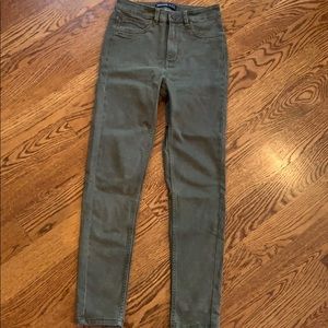 Zara Basic Denim, Army Green